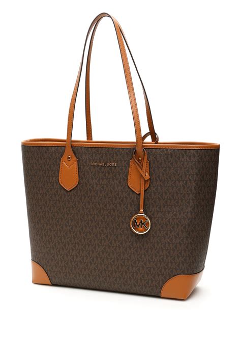 michael michael kors leather eva tote